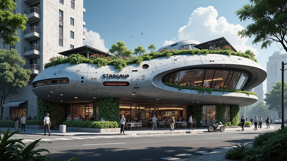 SPACESAMP Space Restaurant Concept